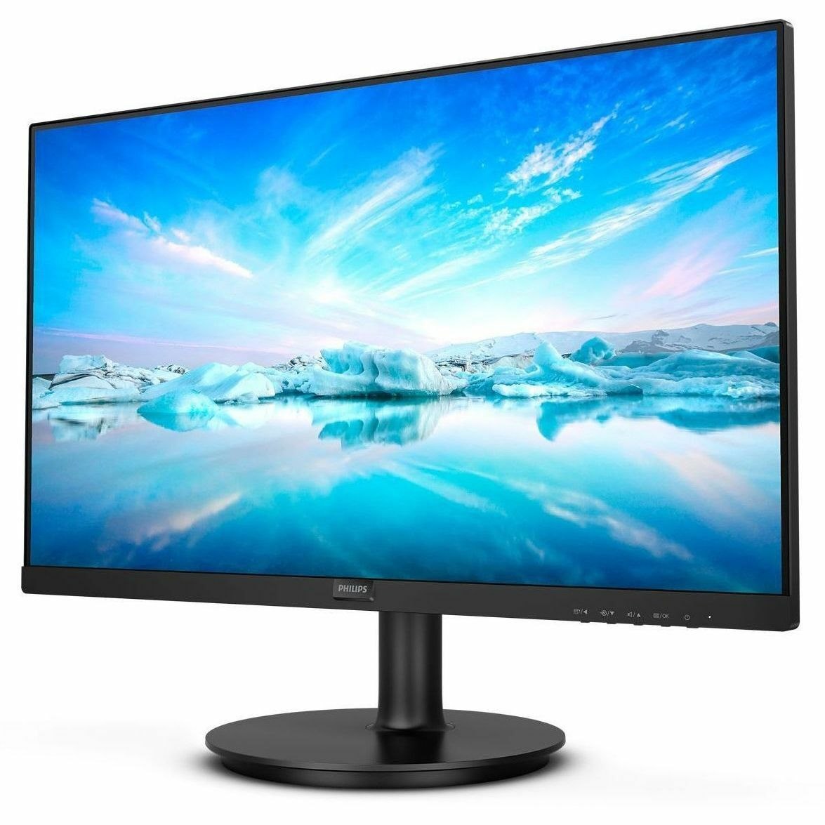 Philips 241V8LAB 24" Class Full HD LED Monitor - 16:9 - Textured Black