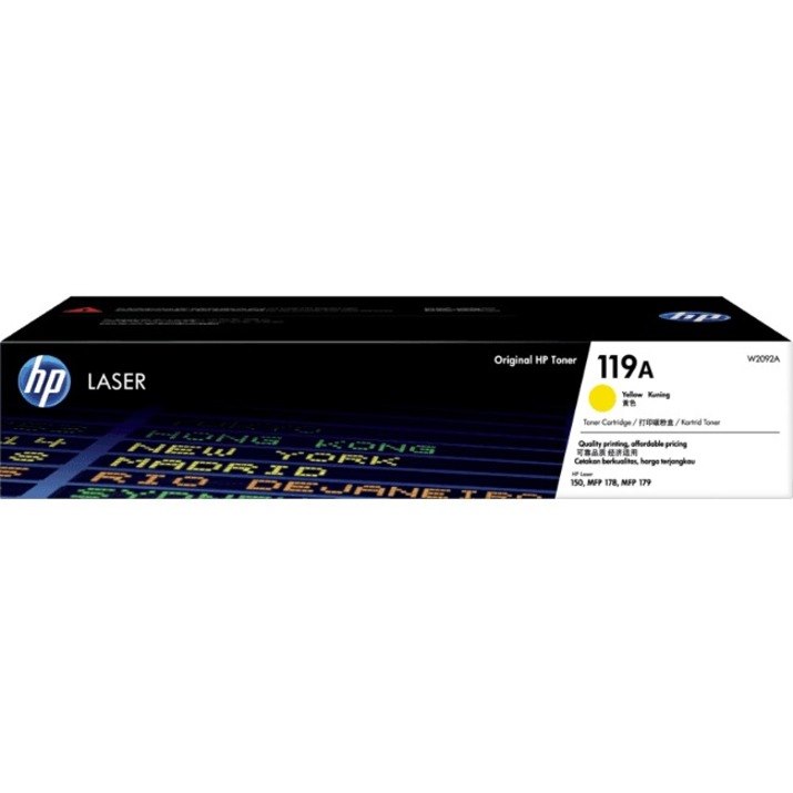 HP 119A Original Standard Yield Laser Toner Cartridge - Yellow - 1 Pack