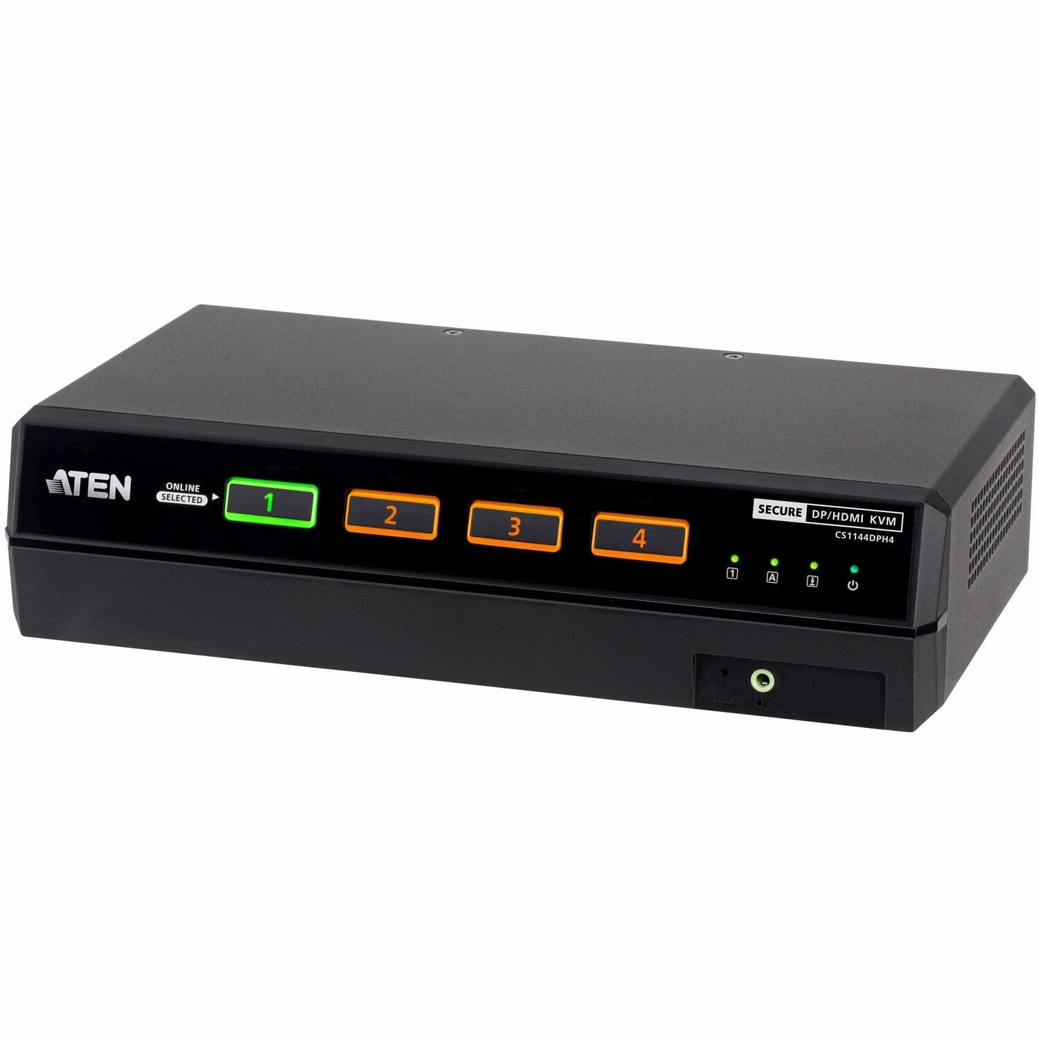 ATEN 4-Port USB 5K DisplayPort/HDMI Dual Display Universal Secure KVM Switch (PSD PP v4.0 Compliant)