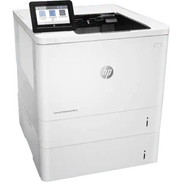 HP LaserJet Enterprise M612x Desktop Laser Printer - Monochrome