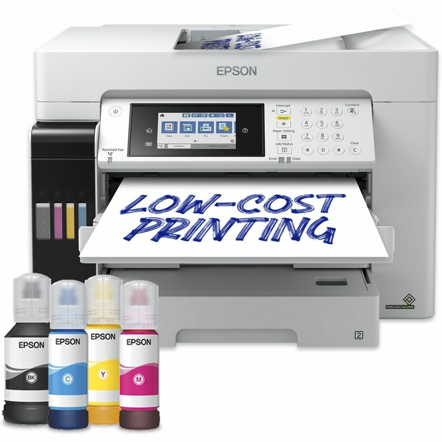 Epson ET-16685 Wired & Wireless EcoTank Pro Inkjet Multifunction Printer - Colour - Black