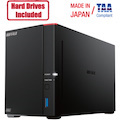 BUFFALO LinkStation 720 2-Bay Professional Network Storage 4TB (2x2TB) with Hard Drives Included