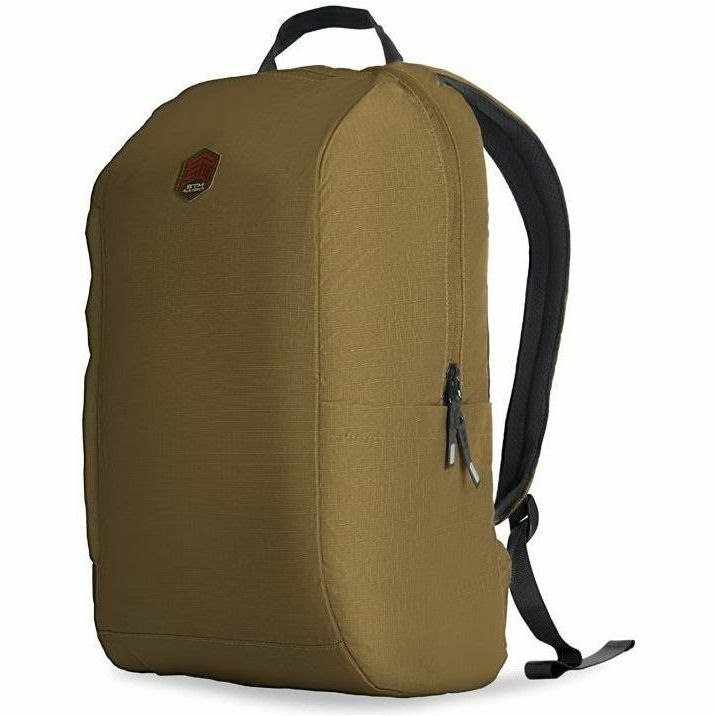 STM Goods Carrying Case Rugged (Backpack) for 38.1 cm (15") to 40.6 cm (16") Notebook - Coffee