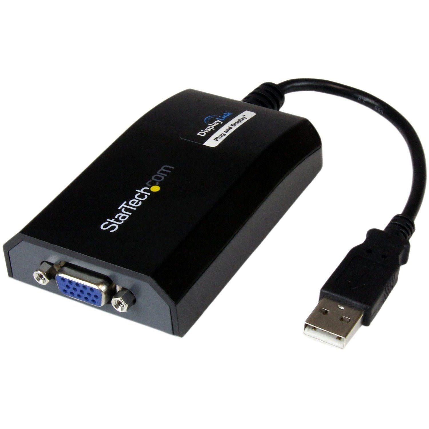 StarTech.com USB to VGA Adapter, External USB Video Graphics Card for PC and MAC, 1920x1200, Display Adapter - replacement for USB32VGAPRO