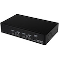 StarTech.com 4 Port USB DisplayPort KVM Switch with Audio