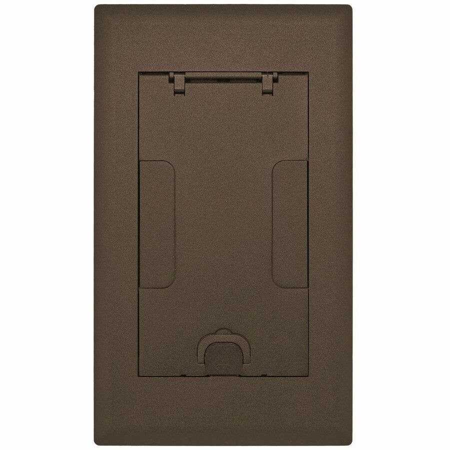 Hubbell 2G Afb CVR, Flush, Bronze Powder