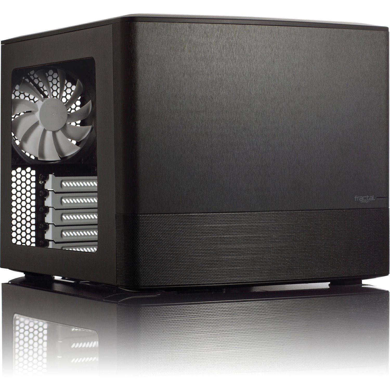 Fractal Design Node 804 Computer Case - Micro ATX, Mini ITX Motherboard Supported - Cube - Aluminium - Black