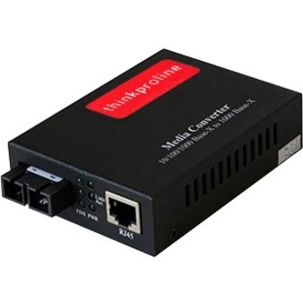 Proline 10/100/1000Base-TX(RJ-45) to 1000Base-LX(SC) SMF 1310nm 20km Managed Media Converter