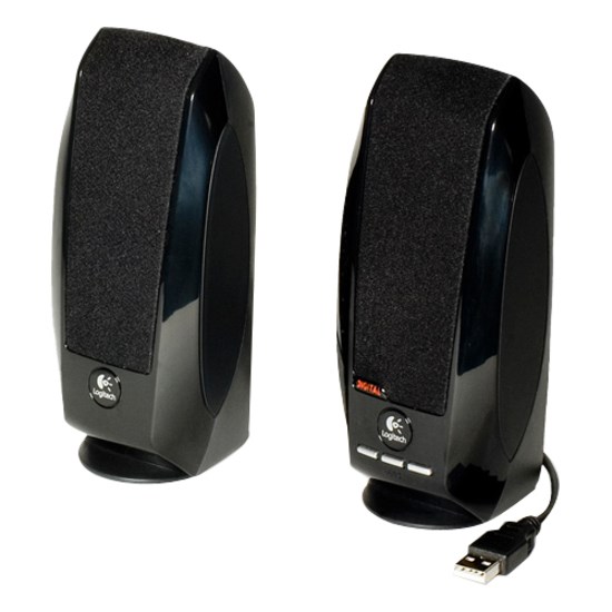 Logitech S-150 2.0 Speaker System - 1.2 W RMS - Black