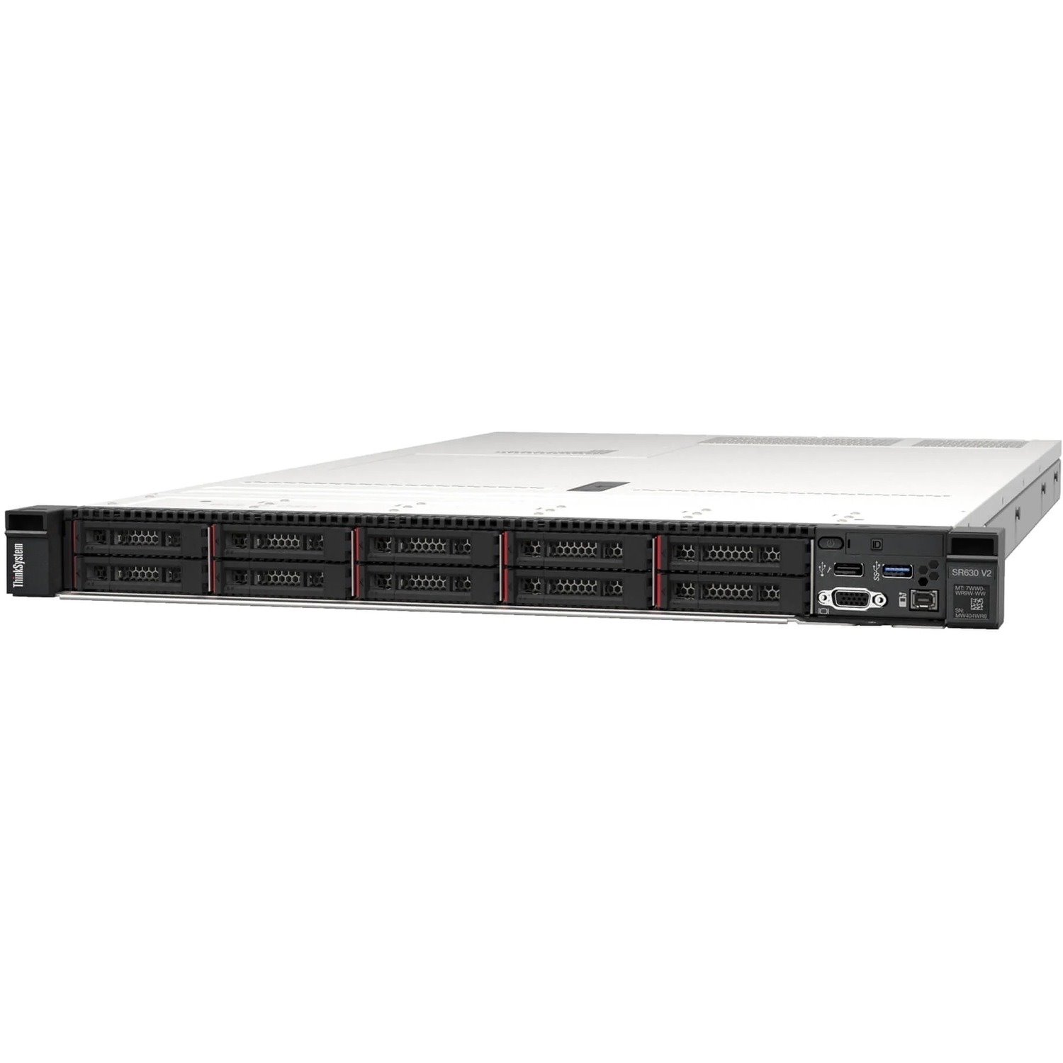 Lenovo ThinkSystem SR630 V2 7Z71A06TAU 1U Rack Server - 1 Xeon Silver 4310 2.10 GHz - 32 GB RAM - Serial ATA/600, 12Gb/s SAS Controller