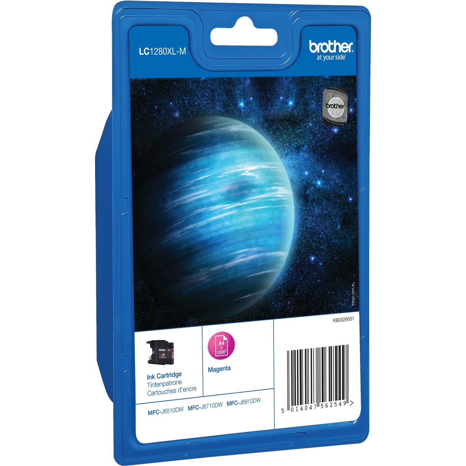 Brother LC1280XLM Original Inkjet Ink Cartridge - Magenta - 1 Pack