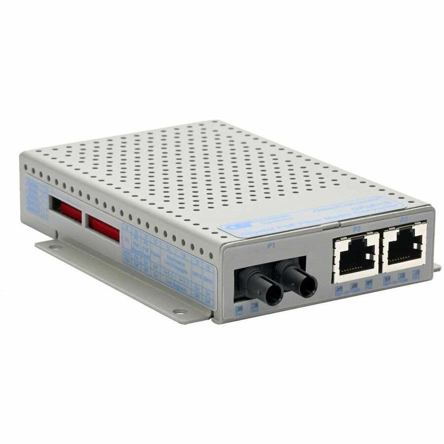 Omnitron Systems OmniConverter GPoEBT/S Transceiver/Media Converter