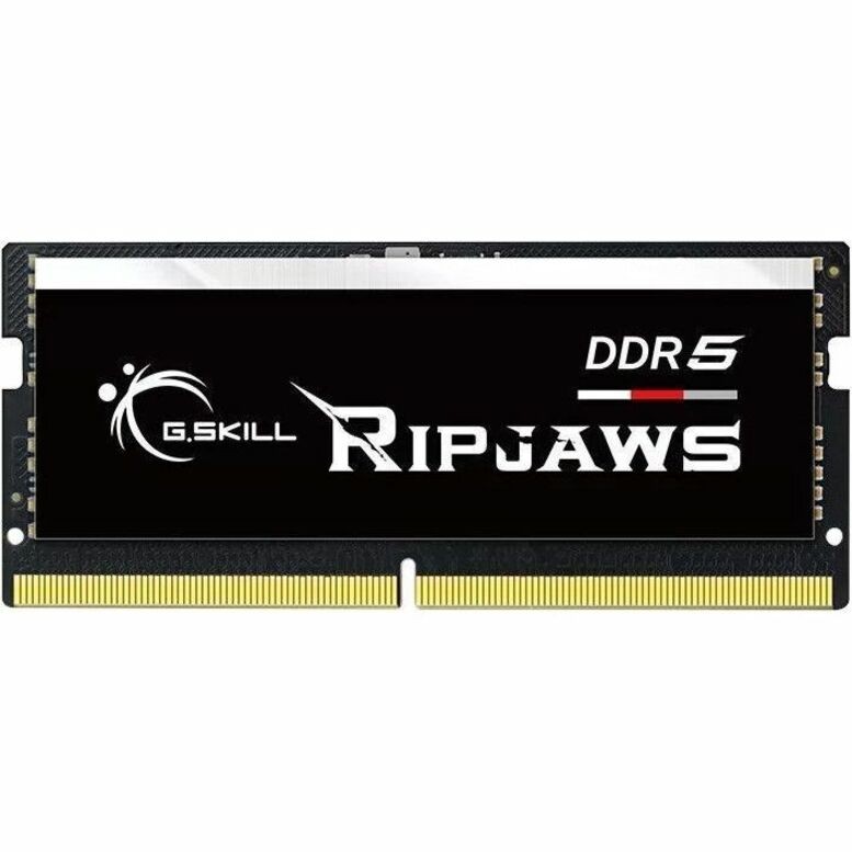 G.SKILL Ripjaws F5-5600S4645A16GX1-RS RAM Module for Notebook, Desktop PC - 32 GB (1 x 32GB) - DDR5-5600/PC5-44800 DDR5 SDRAM - 5600 MHz - CL46 - 1.10 V