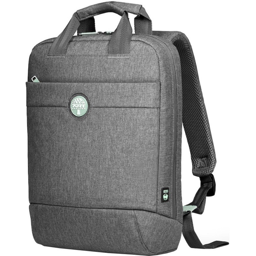 Port YOSEMITE Eco Carrying Case (Backpack) for 33 cm (13") to 35.6 cm (14") Notebook - Grey