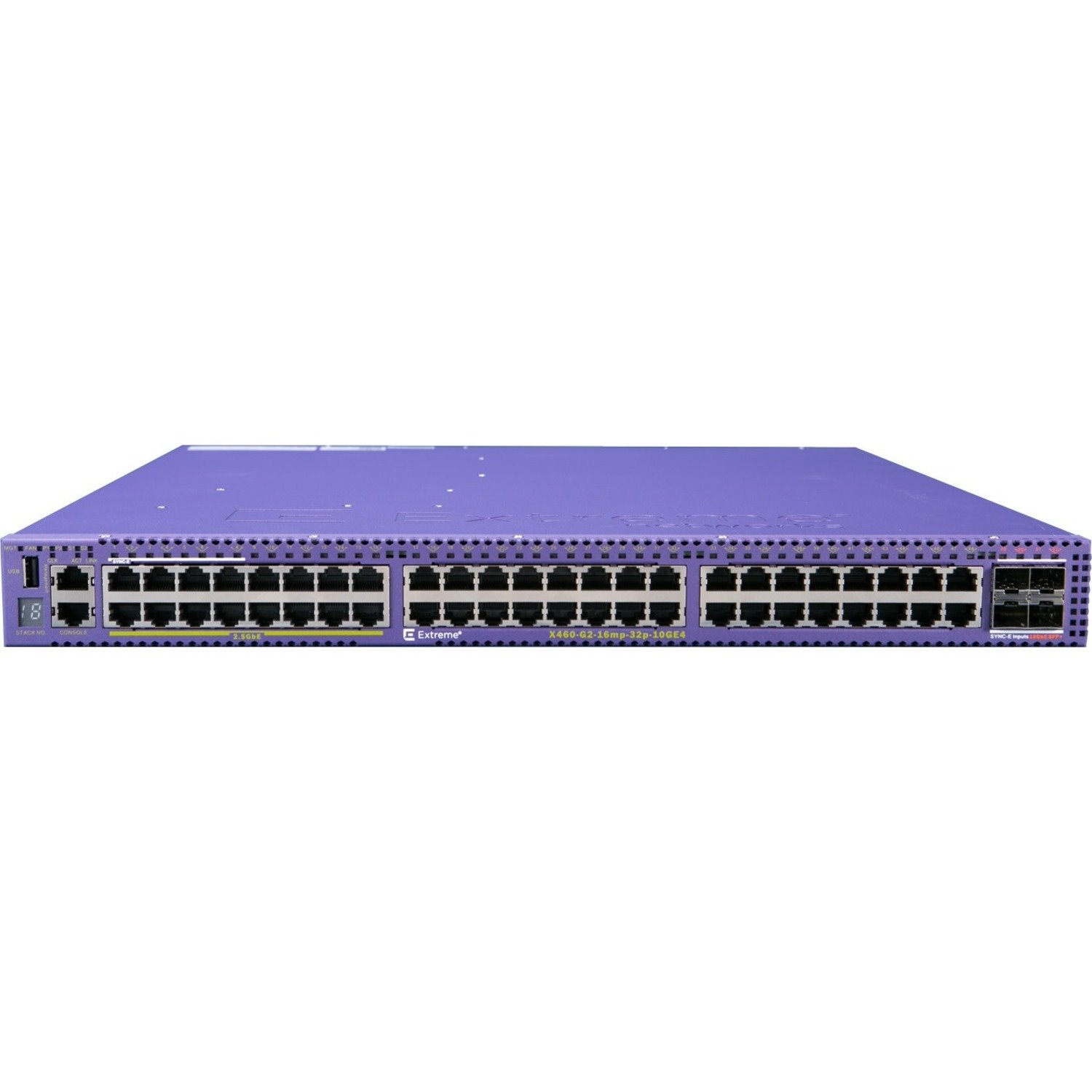 Extreme Networks Summit X460-G2 X460-G2-16mp-32p-10GE4 48 Ports Manageable Ethernet Switch - Gigabit Ethernet, 10 Gigabit Ethernet - 10/100/1000Base-T, 10GBase-X