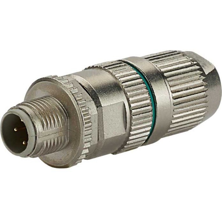 IndustrialNet Industrial M12 D-Code Field Term Modular Plug