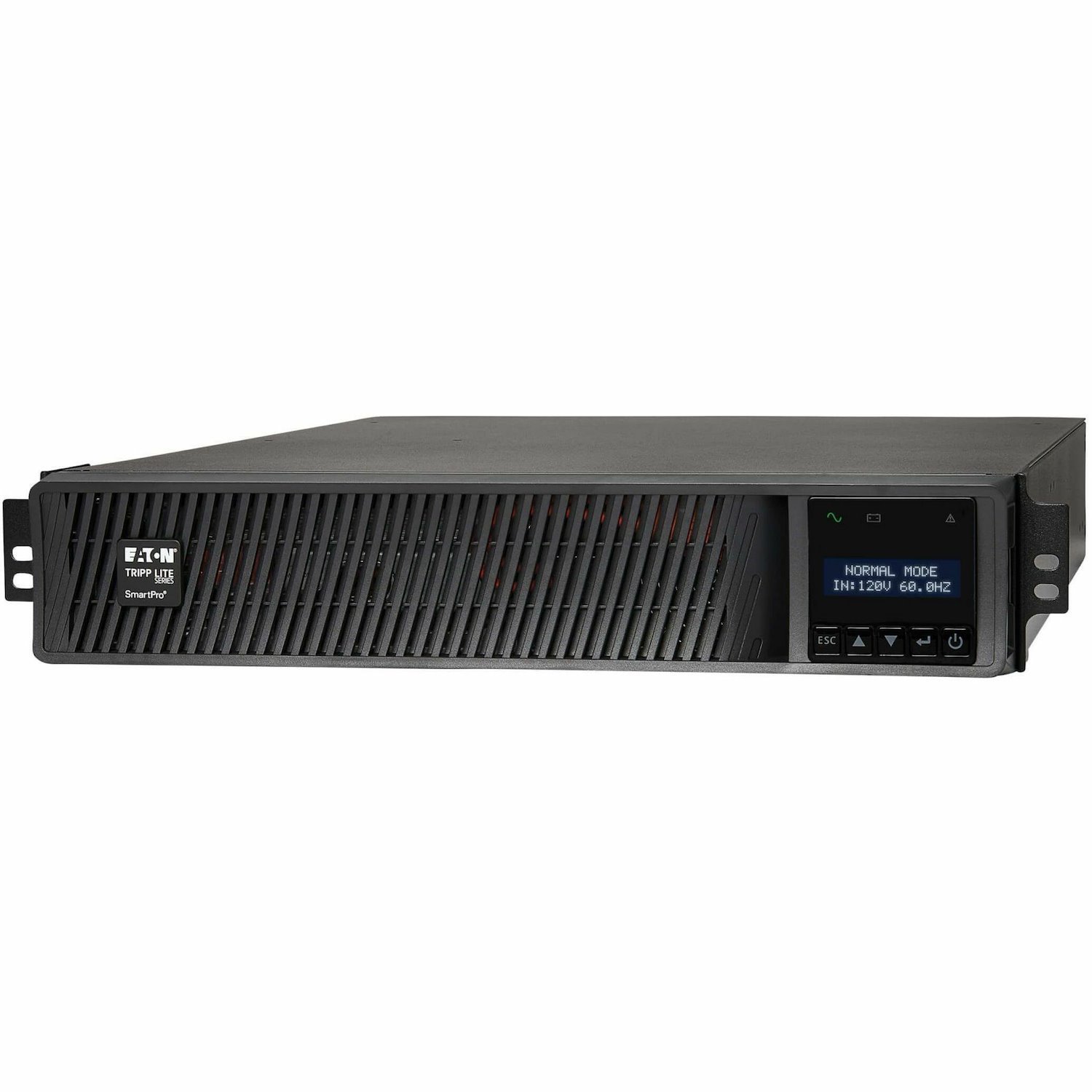 Eaton Tripp Lite Series SmartPro 3000VA 3000W 120V Line-Interactive Sine Wave UPS - 7 Outlets, Network Card Included, LCD, USB, DB9, 2U Rack/Tower