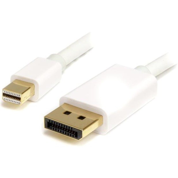 StarTech.com 10ft (3m) Mini DisplayPort to DisplayPort 1.2 Cable, 4K x 2K mDP to DisplayPort Adapter Cable, Mini DP to DP Cable