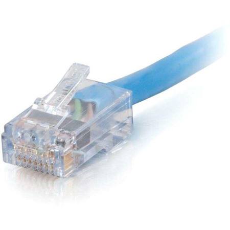 C2G 75 ft Cat6 Non Booted Plenum UTP Unshielded Network Patch Cable - Blue