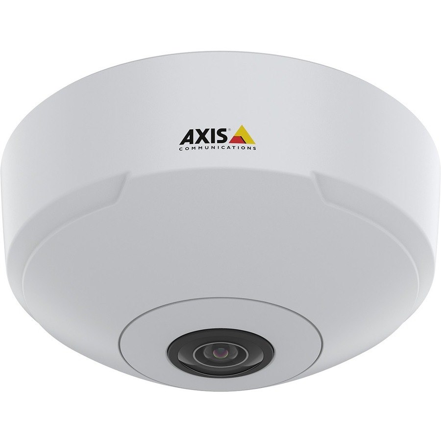 AXIS M3068-P 12 Megapixel Indoor HD Netwerkcamera - Kleur, Monochroom - Minidome - Wit