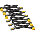 APC NetShelter Power Cord Kit (6 ea), Locking, C13 to C14 (90 Degree), 1.8m, North America