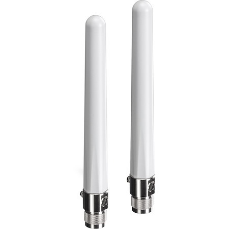 TRENDnet 4/6 dBi Surge Outdoor Dual Band Omni Antenna Kit; Replaceable Surge Protection Fuse; TEW-AO46S
