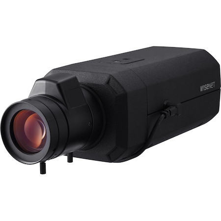 Wisenet XNB-8003 6 Megapixel Network Camera - Color - Box - Black