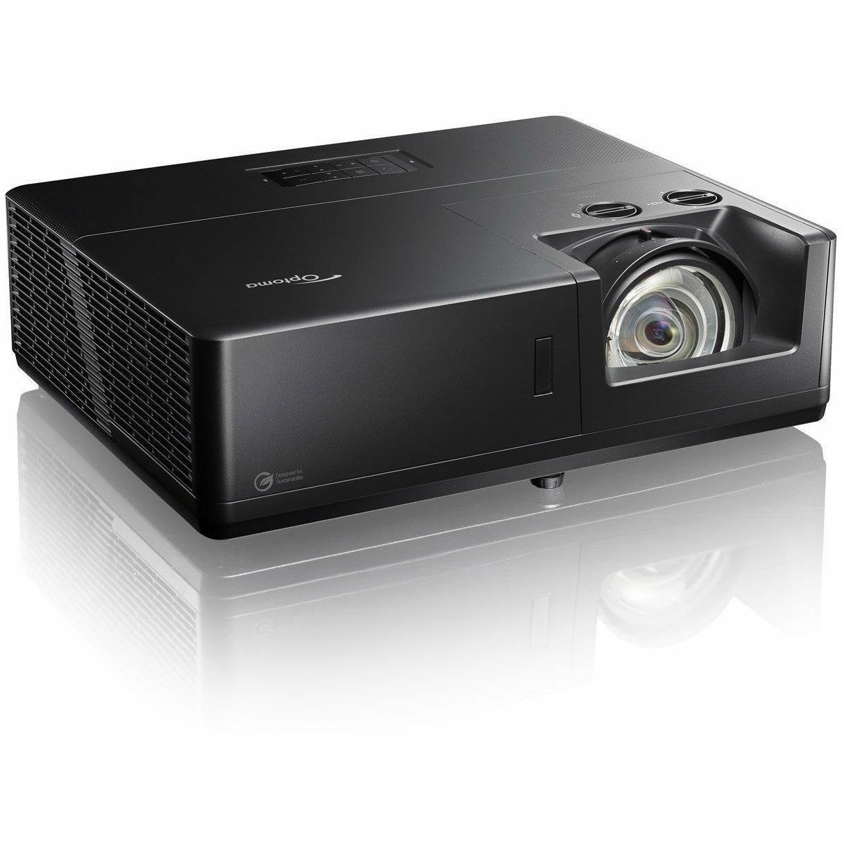 Optoma ZU507TST 3D Short Throw DLP Projector - 16:10 - Wall Mountable - Black