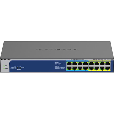 Netgear GS516UP 16 Ports Ethernet Switch