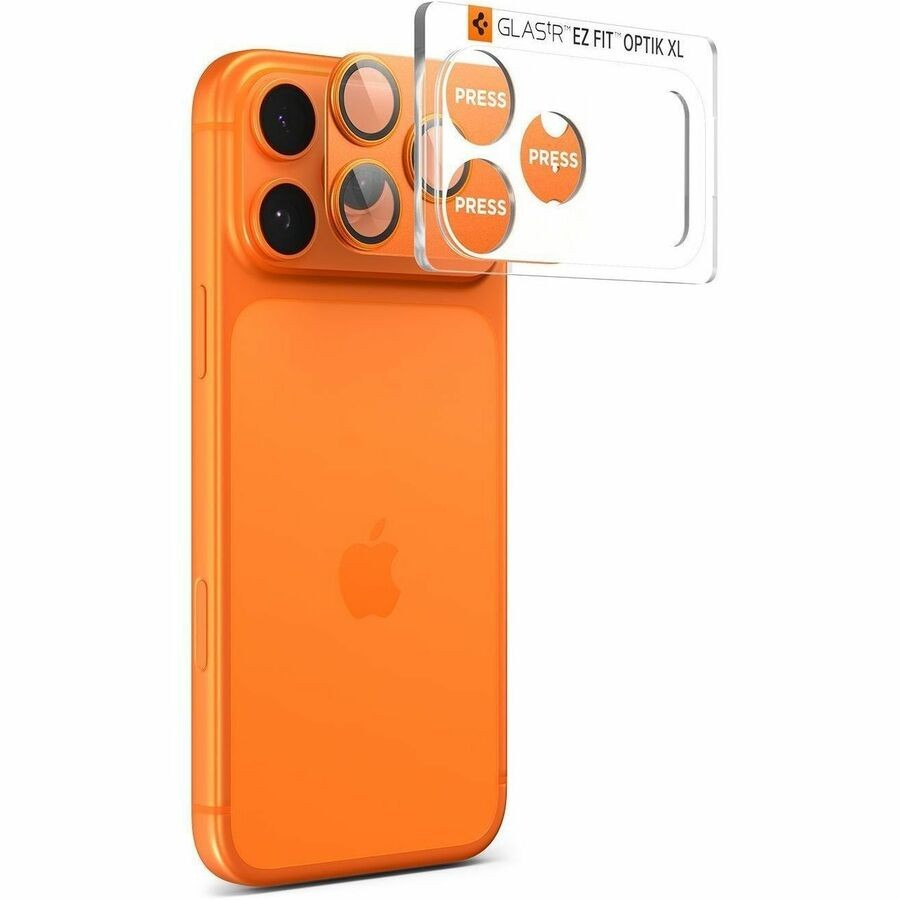 Spigen EZ Fit Optik Pro Cameralensbeschermer - Oranje