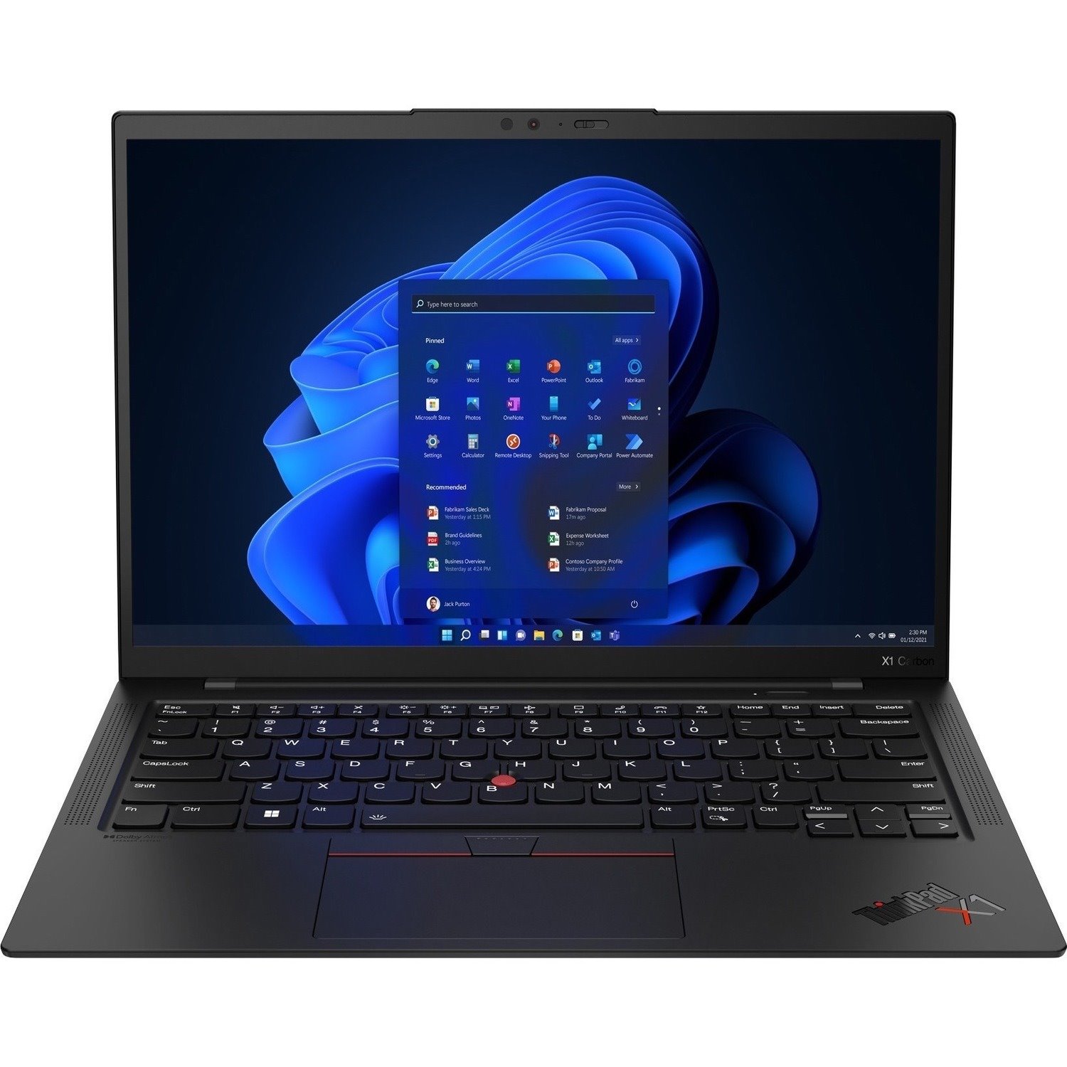 Lenovo ThinkPad X1 Carbon Gen 10 21CC001SUK 35.6 cm (14") Notebook - WUXGA - Intel Core i7 12th Gen i7-1270P - Intel Evo Platform - 16 GB - 512 GB SSD - Black Paint