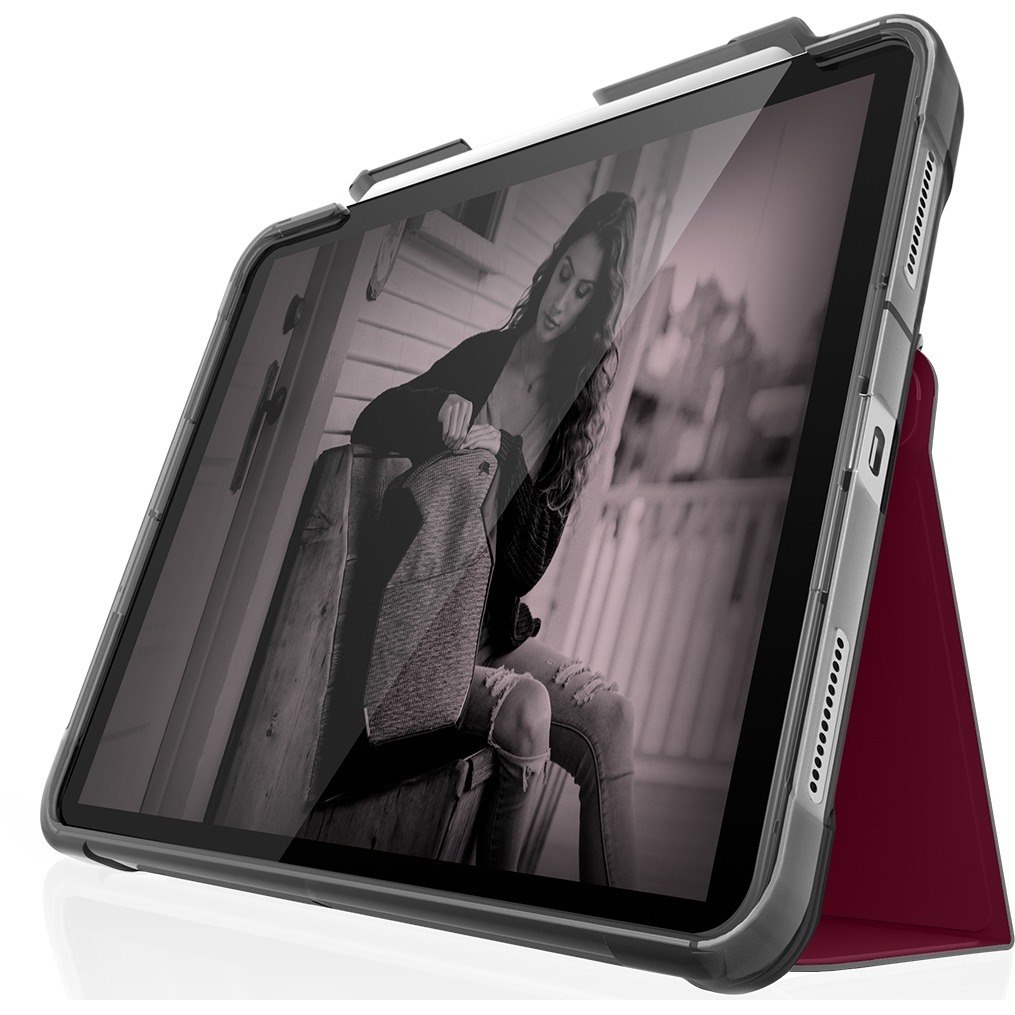 STM Goods Dux Studio Rugged Carrying Case (Folio) for 32.8 cm (12.9") Apple iPad Pro Tablet - Dark Red