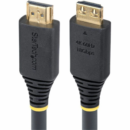 StarTech.com 7m (23ft) High Speed HDMI Cable with Gripping Connectors, 4K 60Hz/1440p 144Hz, 18Gbps, UHD HDMI Cord, TPE Jacket