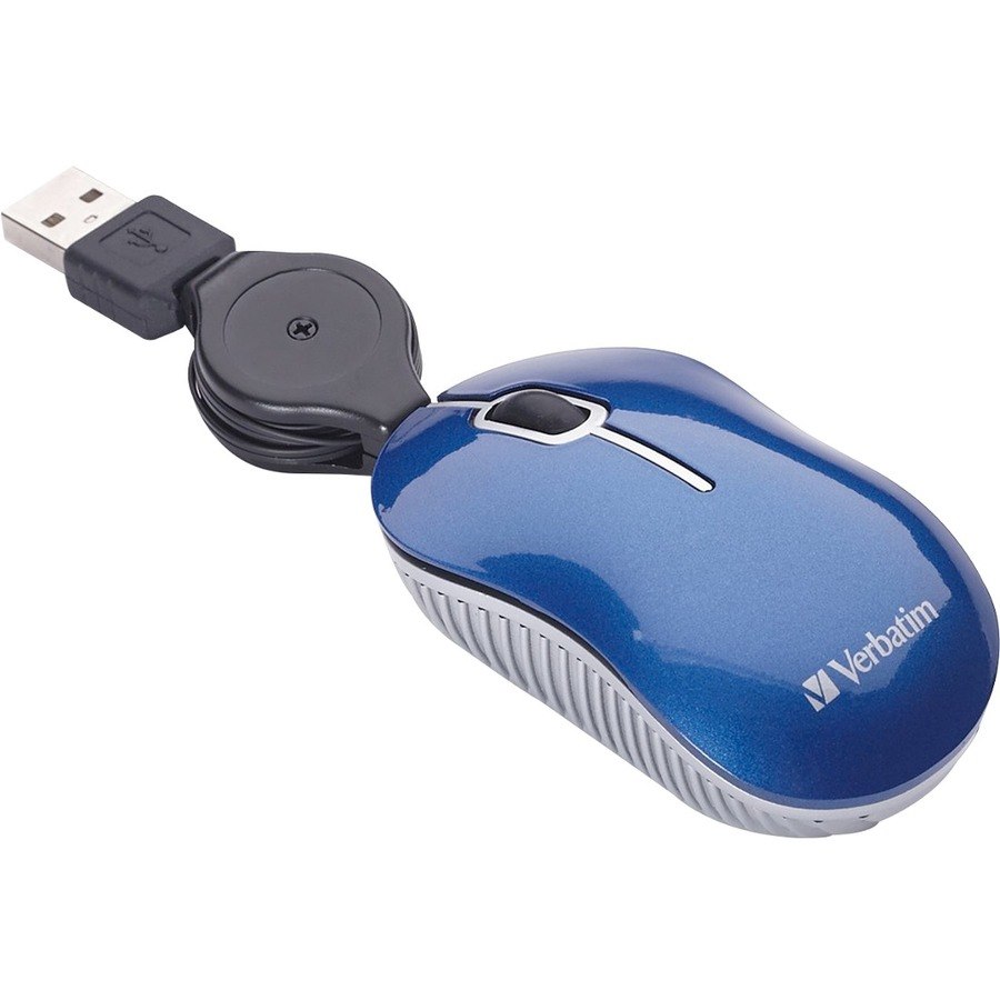 Verbatim Mini Travel Optical Mouse - Blue