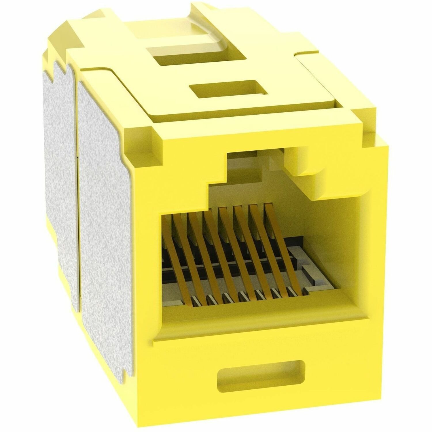 Panduit Mini-Com Coupler Module, Cat 6A, UTP, Yellow