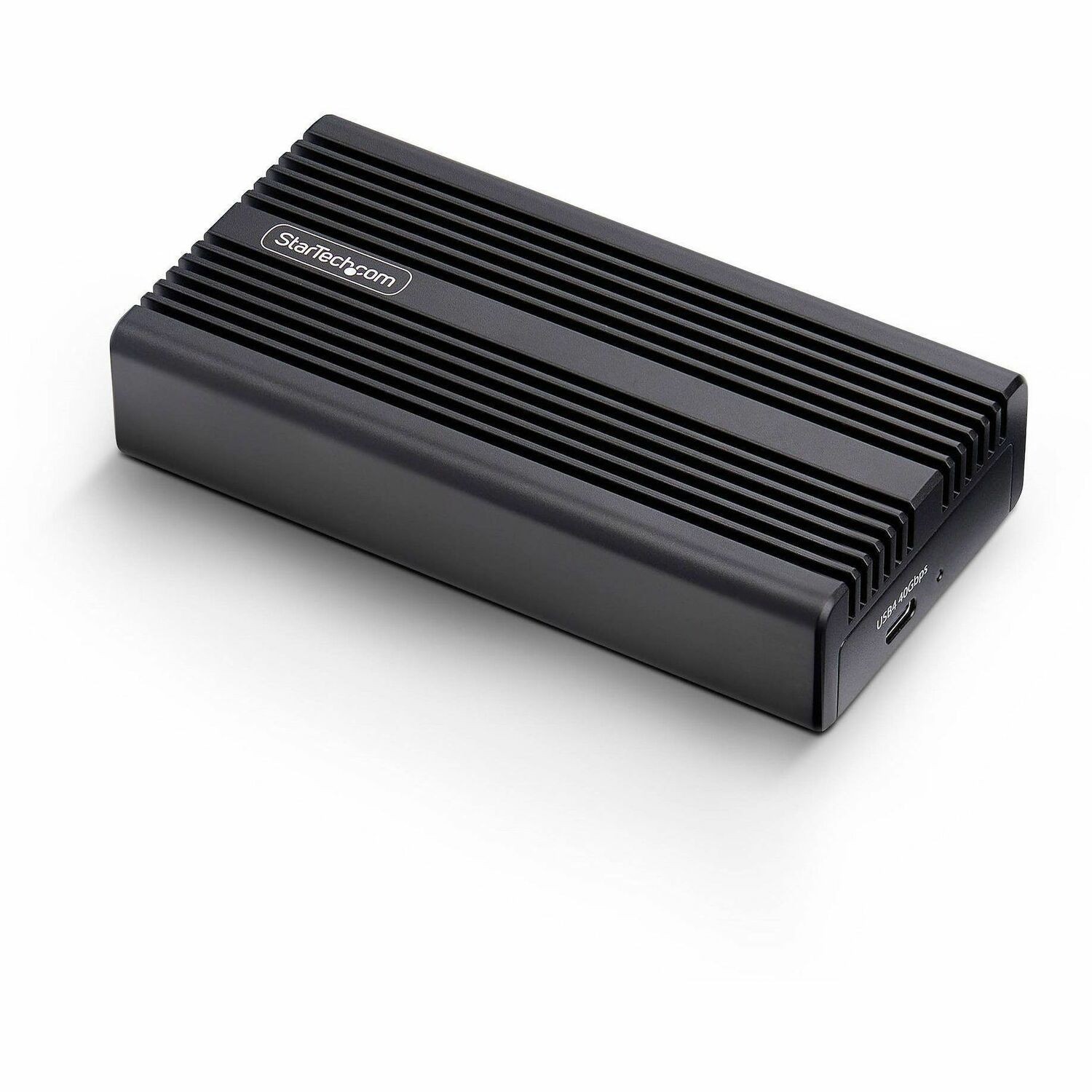 StarTech.com USB4 M.2 NVMe Enclosure, 40Gbps, External USB-C/Thunderbolt NVMe SSD Enclosure, B+M/M-Key