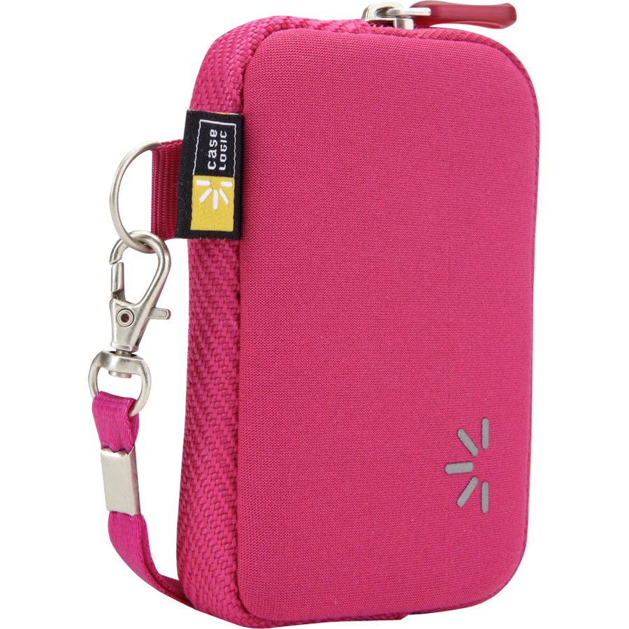 Case Logic UNZB-202 Carrying Case Camera, Smartphone, Digital Player, Accessories - Pink