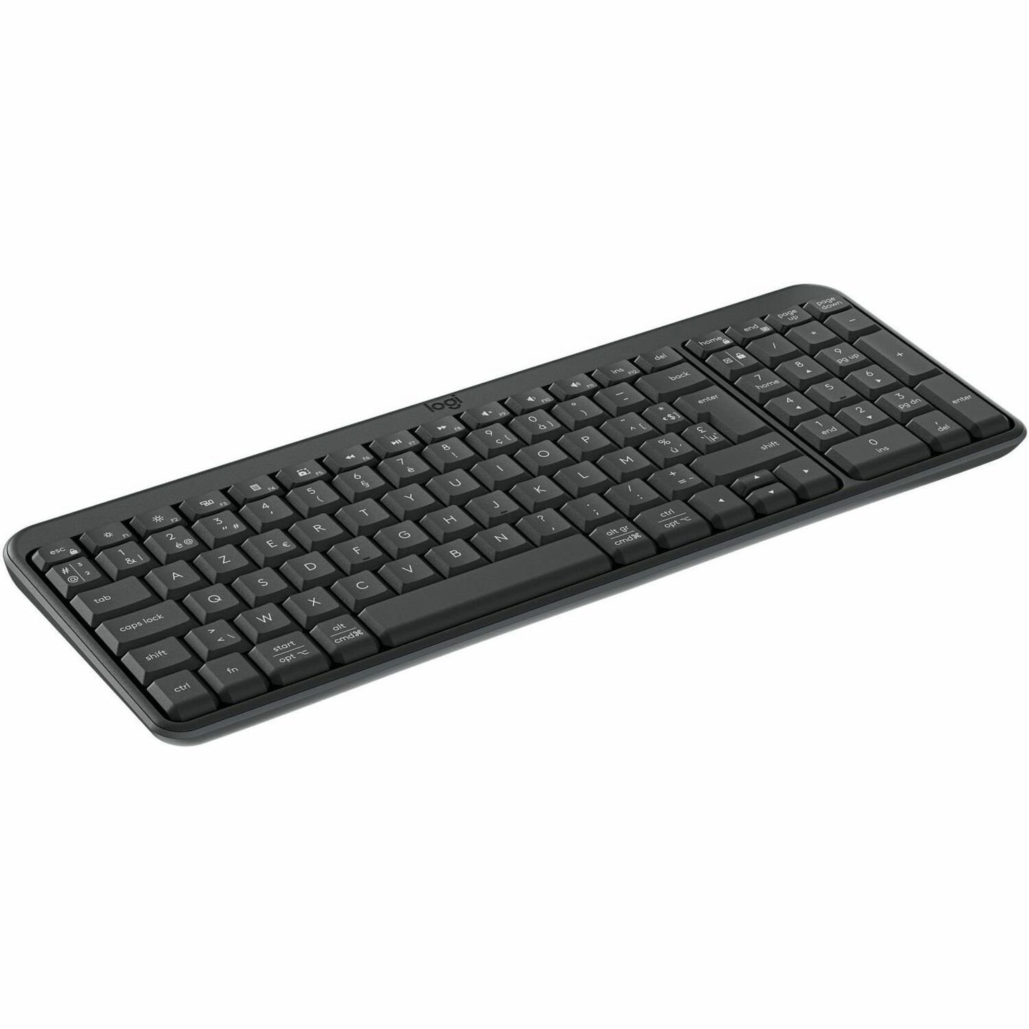 Logitech K250 Toetsenbord - Compact - Draadloos Verbinding - Belgisch - AZERTY indeling - Grafiet