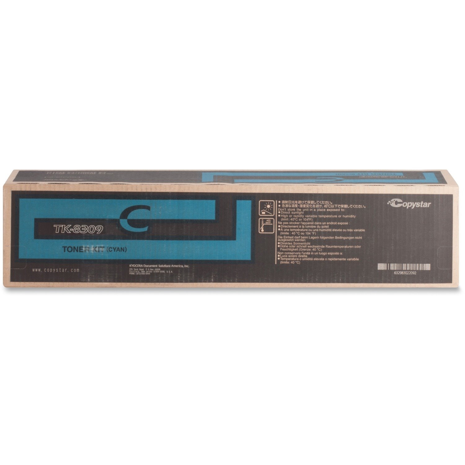 Kyocera TK-8309C Original Laser Toner Cartridge - Cyan Pack