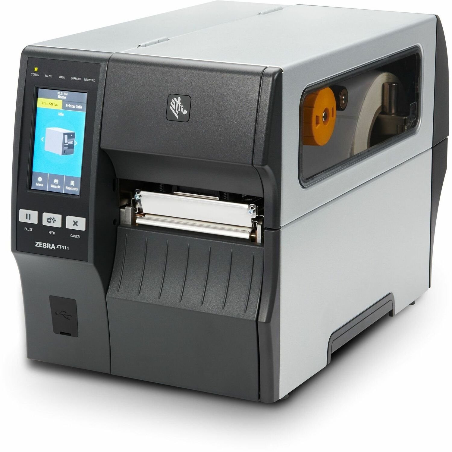 Zebra ZT421 Industrieel, Fabriek, Transport en Logistiek, Detailhandel, Gezondheidszorg Thermische transfer printer - Monochroom - Labels - Fast Ethernet - USB - USB-host - Serieel - Bluetooth 4.2 - IEEE 802.11ac Draadloos LAN