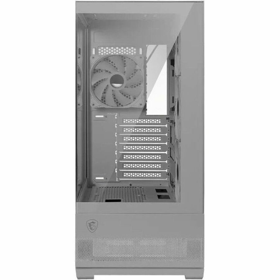 MSI MAG PANO 110R PZ Gaming Computer Case - ATX Motherboard Supported - Mid-tower - Tempered Glass - White