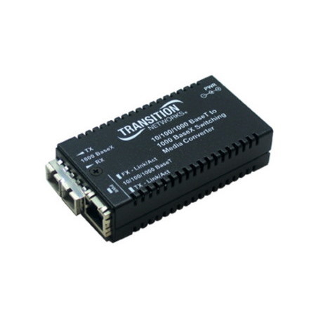 Transition Networks 10/100/1000BaseTX to 1000BaseLX Media Convertor