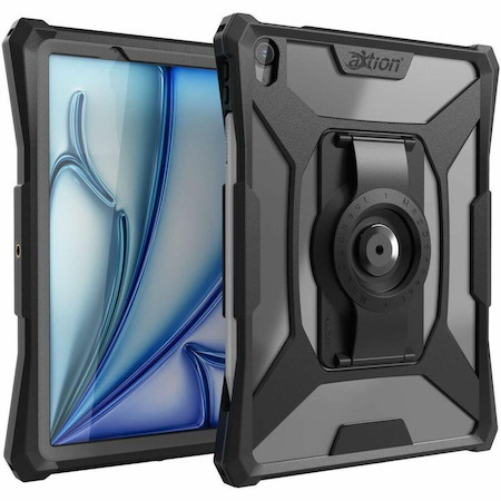 The Joy Factory aXtion Slim MH Rugged Carrying Case for 11" Apple iPad Air 11 (2024) Tablet - Clear Black