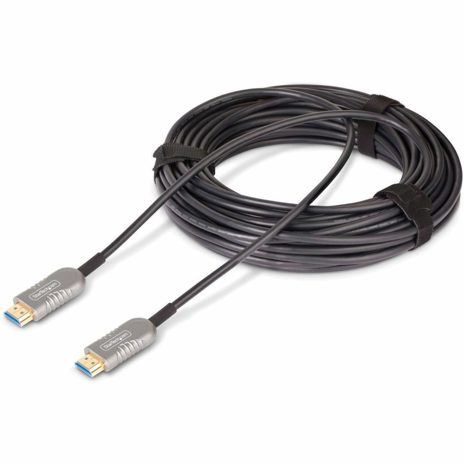 StarTech.com 50ft (15.2m) HDMI 2.1 Hybrid Active Optical Cable (AOC), CMP, Plenum Rated, 8K Ultra High Speed HDMI 2.1/2.0 Cable, 48Gbps