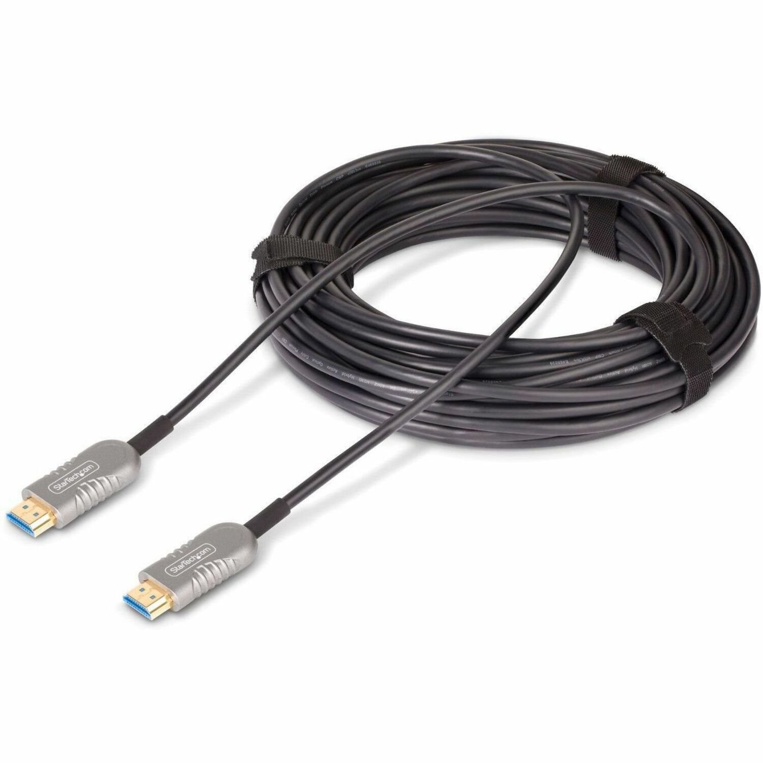 StarTech.com 50ft (15.2m) HDMI 2.1 Hybrid Active Optical Cable (AOC), CMP, Plenum Rated, 8K Ultra High Speed HDMI 2.1/2.0 Cable, 48Gbps