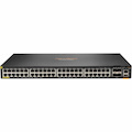 HPE CX 6200 48 Ports Manageable Ethernet Switch - Gigabit Ethernet, 10 Gigabit Ethernet - 10/100/1000Base-T, 10GBase-X