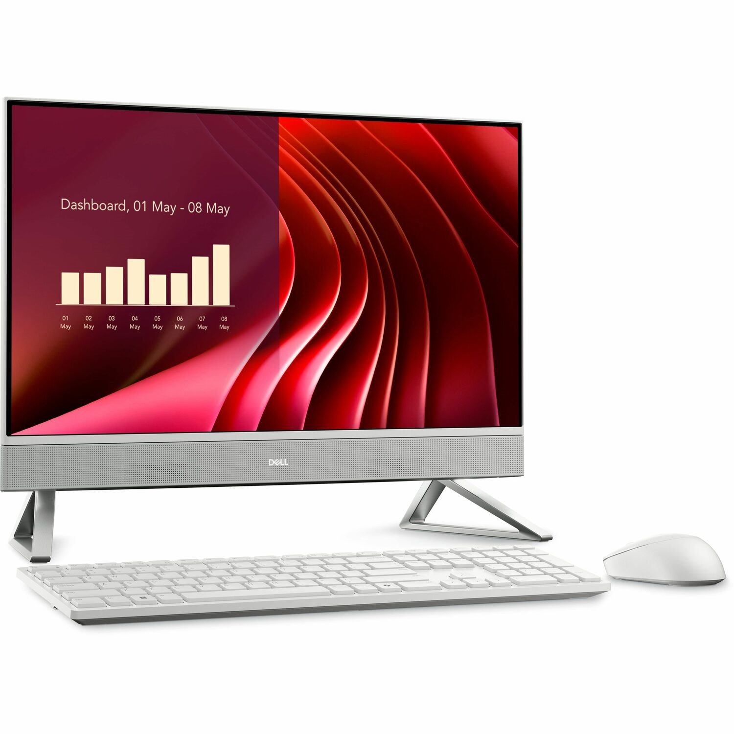 Dell 24 EC24250 All-in-One Computer - Intel Core i5 13th Gen i5-1334U - 16 GB - 512 GB SSD - 23.8" Full HD - Desktop - Black