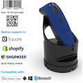Socket Mobile SocketScan® S740, Universal Barcode Scanner, Blue & Black Dock