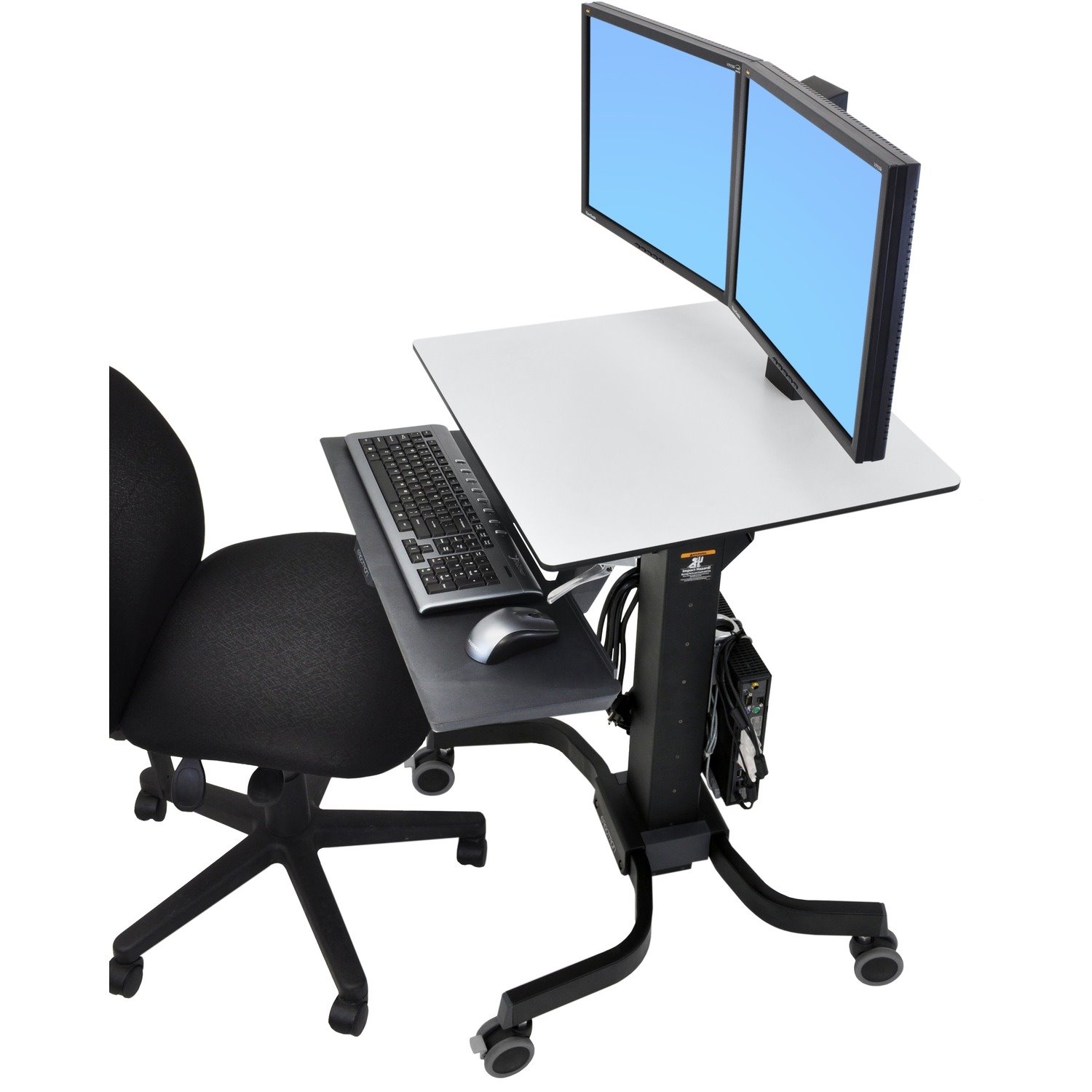 Ergotron WorkFit-C 24-214-085 Height Adjustable Computer Stand