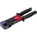 StarTech.com RJ45 RJ11 Crimp Tool with Cable Stripper - RJ45+RJ11 Strip & Crimp Tool - Crimp tool